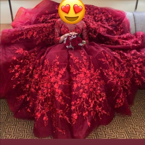 Dresses & Skirts - Turkish made Red Engagement dress!